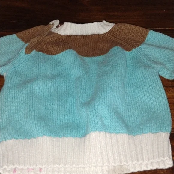 Lourdes Mini. Cute Playful Dinosaur Kids Sweater - Picture 4 of 4
